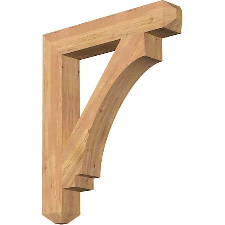 Ekena Millwork Imperial Craftsman Smooth Bracket, Western Red Cedar, 5 1/2"W x 34"D x 40"H BKT06X34X40IMP04SWR